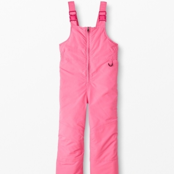 Hanna Andersson NWT Insulated Snow Overalls Pants Pink Sz 2 Winter Ski Snowboard - Picture 1 of 3